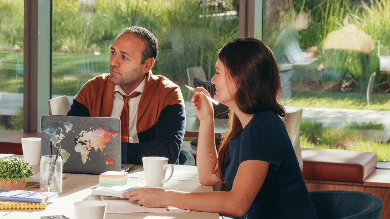 A chart showing market trends.